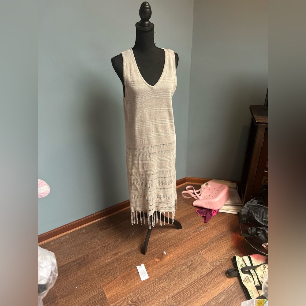 Tommy Bahama Cream Midi Dress